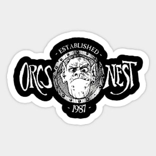 Orcs Nest Sticker